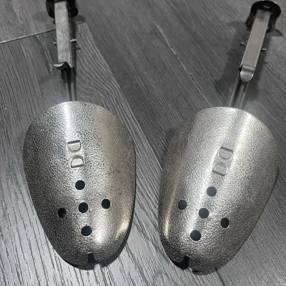 Vintage EKCO Made‎ In USA Pair of Hammered Metal Adjustable Shoe Tree Shaper